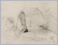 KT 1366
<br/>
Figuur/portretstudie
<br/>
<em>Dijsselhof, Gerrit Willem (1866-1924)</em>